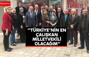 AKCAGÖZ:”TÜRKİYE’NİN EN ÇALIŞKAN MİLLETVEKİLİ OLACAĞIM”
