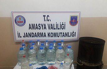 Amasya'da sahte içki operasyonu
