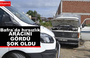 Bafra`da ilginç hırsızlık