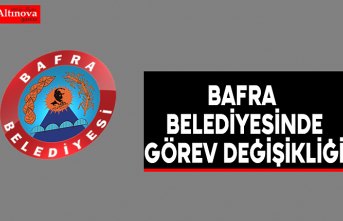Belediyede görev değişikliği
