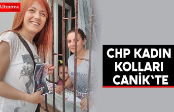 CHP KADIN KOLLARI CANİK'TE