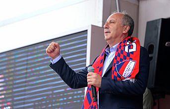 CHP'nin cumhurbaşkanı adayı İnce, Düzce'de