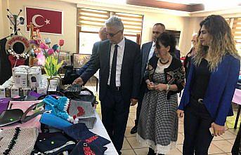 Çocuklar el emeklerini sergiledi