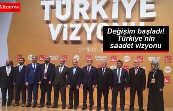 Karamollaoğlu  "Değişim başladı! Türkiye'nin saadet vizyonu"