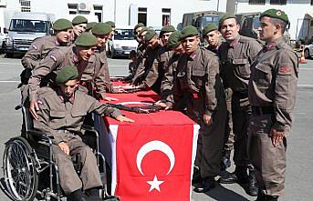 Engellilerin bir günlük askerlik heyecanı