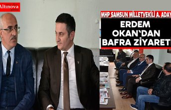 Erdem Okan`dan Bafra ziyareti