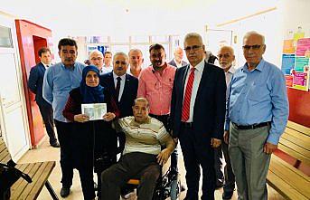 Ereğli'de tekerlekli sandalye dağıtıldı