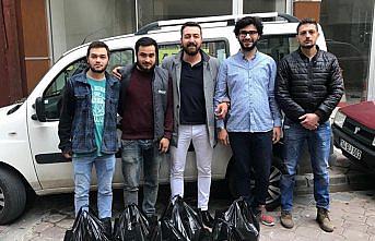 Göreleli gençlerin yardım kampanyası