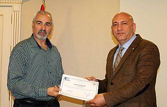 Merzifon'da girişimcilik kursu sertifika töreni