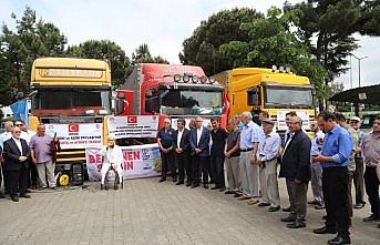 Ordu esnafından Suriyelilere yardım