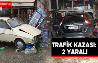 Trafik kazası: 2 yaralı