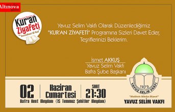 YAVUZ SELİM VAKFINDAN DAVET