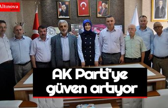 AK Parti'ye güven artıyor
