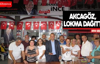 AKCAGÖZ, LOKMA DAĞITTI