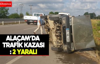 Alaçam’da trafik kazası: 2 yaralı