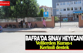 Bafra`da sınav heyecanı