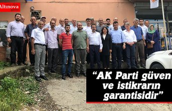 Bekir Keleş: “AK Parti güven ve istikrarın garantisidir”