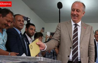 CHP'nin cumhurbaşkanı adayı İnce oyunu kullandı