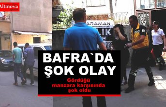 Gördüğü manzara karşısında şok oldu