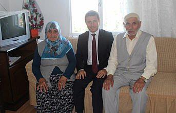 Kaymakam Vekili Onay'dan şehit ailesine ziyaret