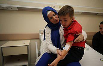 Makedonyalı çocuğa Düzce'den sağlık eli