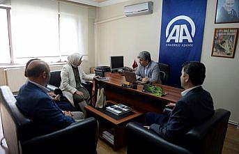 Milletvekili adayı Özlem Zengin AA'yı ziyaret etti
