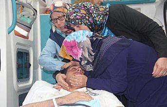 Terör saldırısında yaralanan asker memleketi Sinop'a getirildi