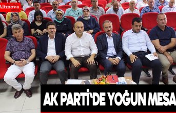 AK Parti'de yoğun mesai