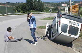 Akçakoca'da trafik kazası: 2 yaralı