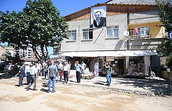 Altınordu'da sıcak asfalt çalışması