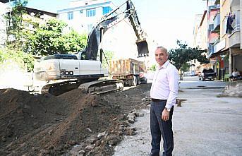 Altınordu'da sıcak asfalt ve peyzaj çalışması