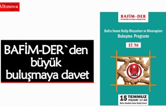BAFİM-DER`den büyük buluşmaya davet