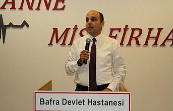 Bafra Devlet Hastanesinde annelere 