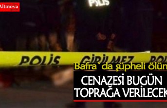Bafra`da şüpheli ölüm