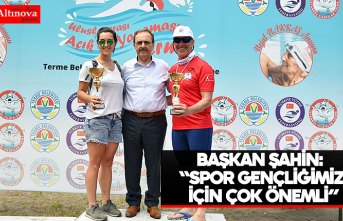 BAŞKAN ŞAHİN: “SPOR GENÇLİĞİMİZ İÇİN ÇOK ÖNEMLİ”