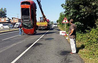 Çarşamba'da trafik kazası: 1 yaralı