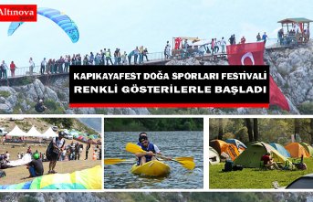 KAPIKAYAFEST DOĞA SPORLARI FESTİVALİ  RENKLİ GÖSTERİLERLE BAŞLADI