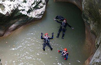 Kastamonu'da şehitler anısına kanyonda yürüyüş