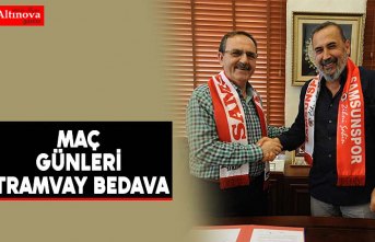 MAÇ GÜNLERİ TRAMVAY BEDAVA