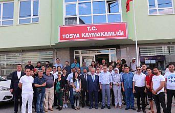 Yabancı gazeteciler Tosya'da