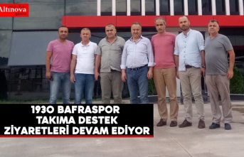 1930 Bafraspor Takıma Destek Ziyaretleri Devam Ediyor 