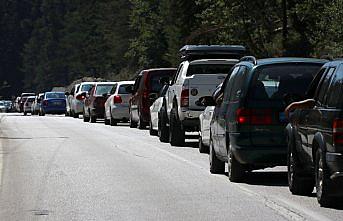 Abant'ta tatilci yoğunluğu