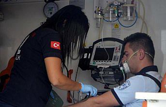 Amasya'da apartman dairesinde yangın