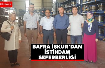 Bafra İŞKUR‘dan İstihdam Seferberliği Çalışmaları Devam Ediyor