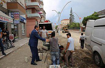 Bartın'da Bülent Ecevit Bulvarı asfaltlanıyor