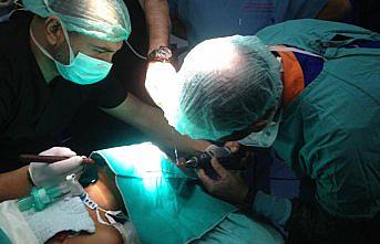 Başına demir saplanan çocuğun sağlık durumu