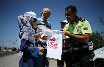 Çocuklardan hatalı sürücülere 