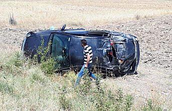 Çorum'da otomobil devrildi: 6 yaralı