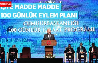Cumhurbaşkanı Erdoğan '100 Günlük Eylem Planı'nı açıkladı