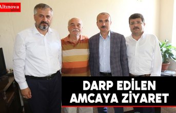 Darp edilen amcaya ziyaret